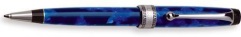Aurora Optima Blu - Chromo Ballpoint pen - Penna Sfera